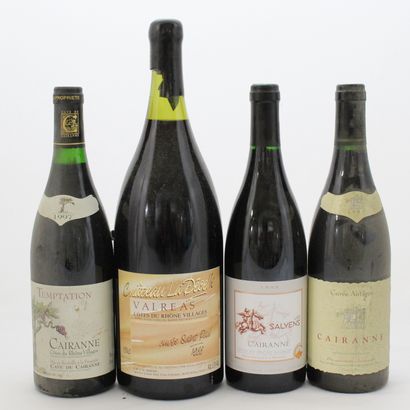 15 Flacons : 5 Bouteilles CAIRANNE LES SALYENS...