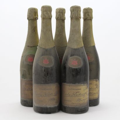 5 Bouteilles CHAMPAGNE CHARLES HEIDSIECK...