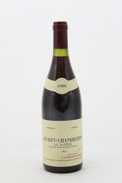 12 Bouteilles GEVREY CHAMBERTIN LA JUSTICE...