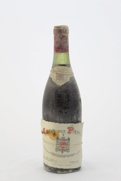 6 Bouteilles CDP CLOS DES PAPES PAUL AVRIL...