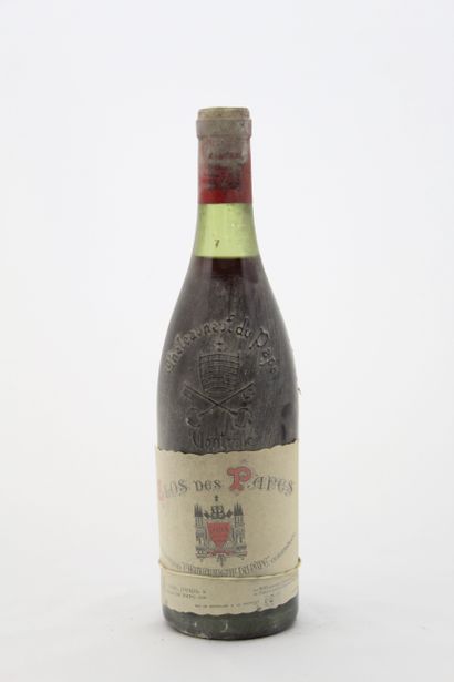 10 Bouteilles CDP CLOS DES PAPES PAUL AVRIL...