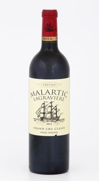 6 Bouteilles CHÂTEAU MALARTIC LAGRAVIERE...