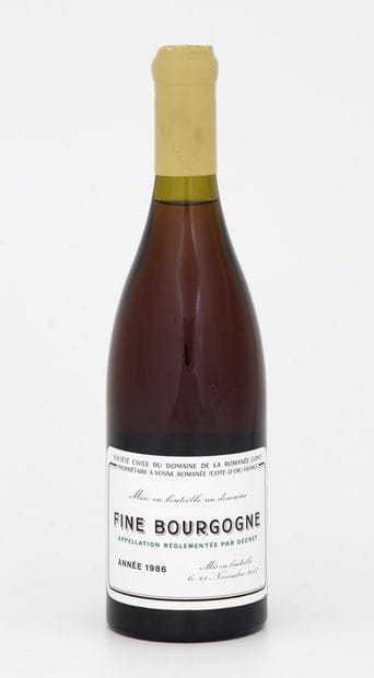 1 Bouteille FINE BOURGOGNE - Domaine de la...