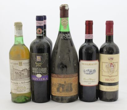 6 Flacons : 2 CHIANTI CLASSICO OLIVIERA 1999,...