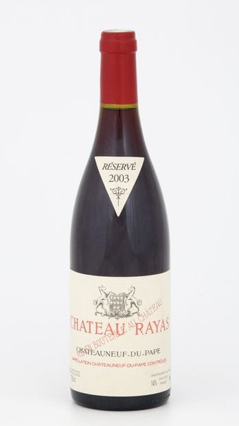 1 Bouteille CHÂTEAU RAYAS Rouge - Châteauneuf-du-Pape...