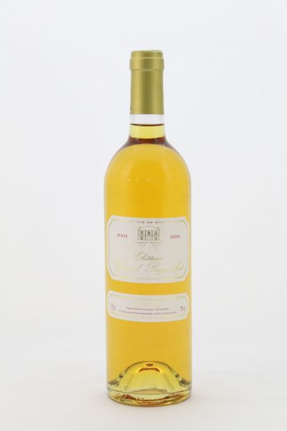 12 Bouteilles CHÂTEAU PEYRUCHET 2001 BLANC...