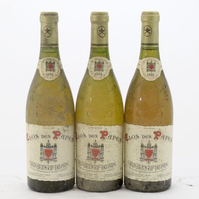 3 Bouteilles CDP CLOS DES PAPES PAUL AVRIL...