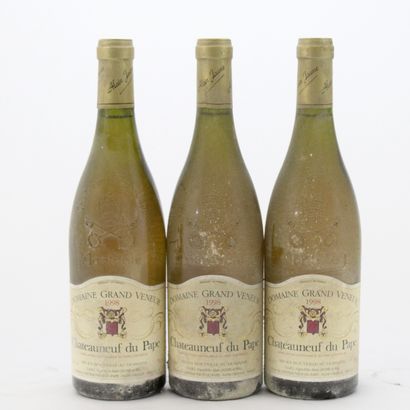 3 Bouteilles CDP DOMAINE GRAND VENEUR BLANC...