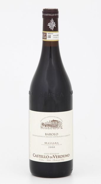 6 Bouteilles BAROLO MASSARA CASTELLO DI VERDUNO

Année...