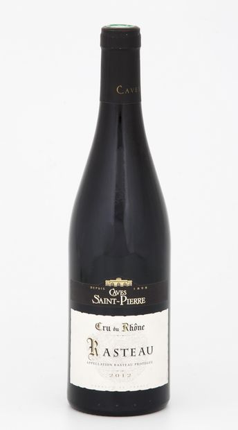 5 Bouteilles RASTEAU - Cru du Rhône Caves...