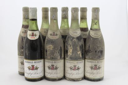 8 Bouteilles : 4 CHAMBOLLE MUSIGNY CHAMPY...