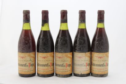 9 Bouteilles CDP CLOS DES PAPES PAUL AVRIL...