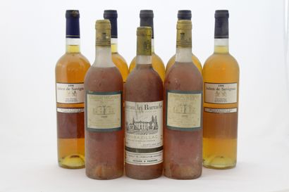 8 Bouteilles : 2 SAINT GENEST 1990 BLANC,...