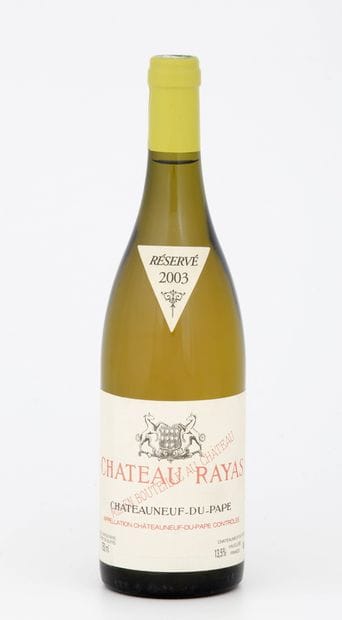 1 Bouteille CHÂTEAU RAYAS Blanc - Châteauneuf-du-Pape...