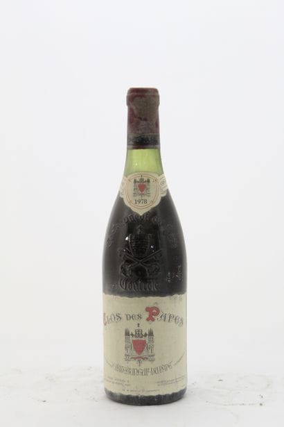 12 Bouteilles CDP CLOS DES PAPES PAUL AVRIL...