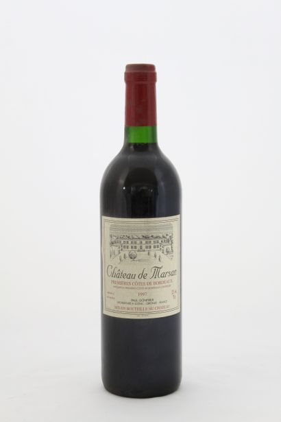 12 Bottles CHÂTEAU DE MARSAN PAUL GONFRIER...