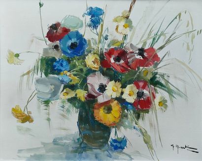 G. MUNCK (XXème Siècle)

Bouquet de fleurs

HUILE...