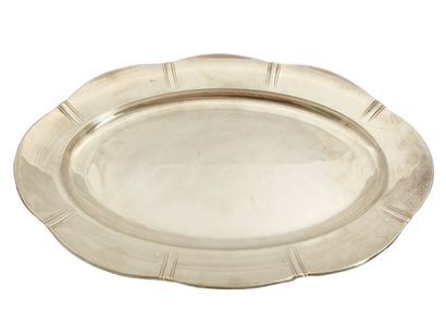 CHRISTOFLE GALLIA - PLAT OVALE mouvementé...