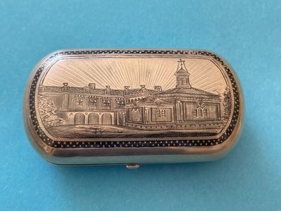 TABATIERE ovale - Russie Fin du XIXème Siècle...