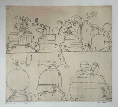 Pierre COURTIN (1921-2012)

Jubilé de Mars

GRAVURE

Signée...