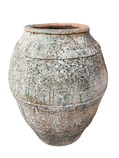 PAIRE DE GRANDES JARRES EN TERRE CUITE DE...