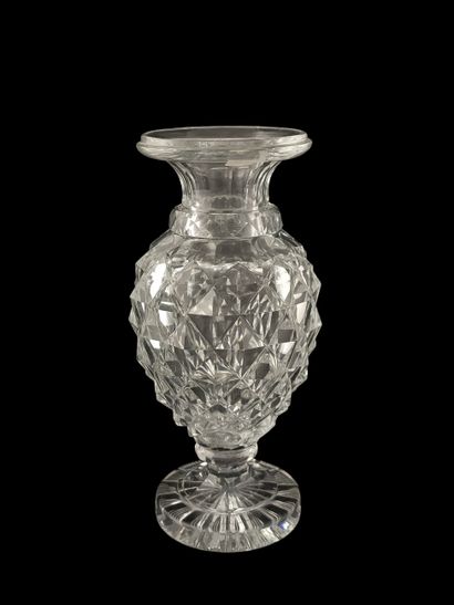 PETIT VASE BALUSTRE D'Epoque Charles X en...