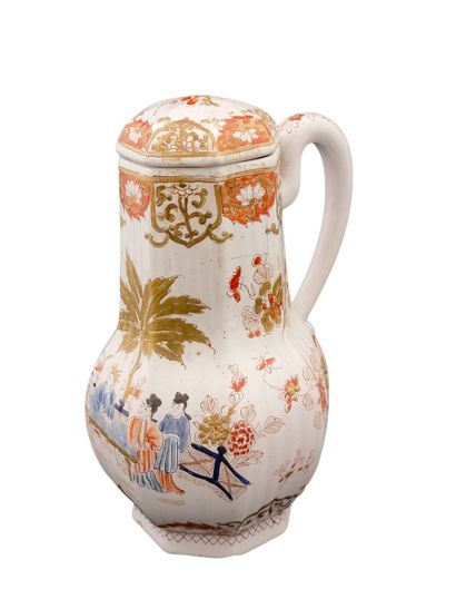 DELFT BOUTEILLE XVIIIEME SIECLE Style Chine...