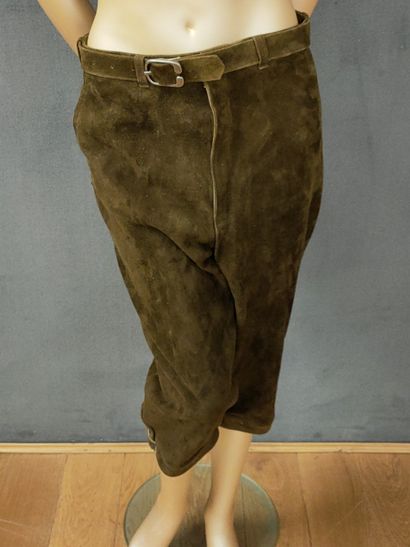 FRANKONIA YAGD - KNICKER en peau kaki avec...