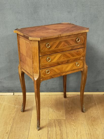 TABLE CHIFFONNIERE de Style Transition Louis...