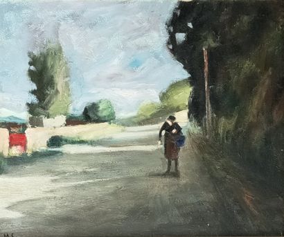 Ecole MODERNE 

Marcheuse

HUILE SUR PANNEAU...
