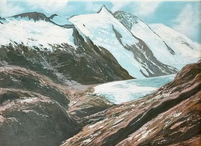 GLASER (XXème SIècle)

Vue du Grossglockner,...