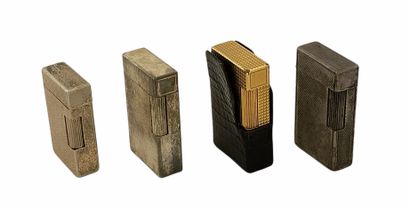 S.T. DUPONT - PARIS - TROIS BRIQUETS DE POCHE...