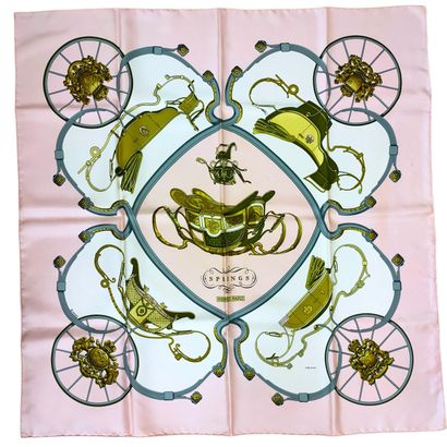 HERMES Paris made in France - CARRE en twill...