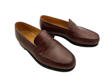 JM WESTON 

Paire de mocassins en cuir Bordeaux

T....