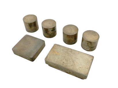 SIX BOUCHONS DE FLACONS DE TOILETTE Angleterre...