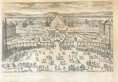 VUE DU CHATEAU DE VERSAILLES

ESTAMPE d'Epoque...