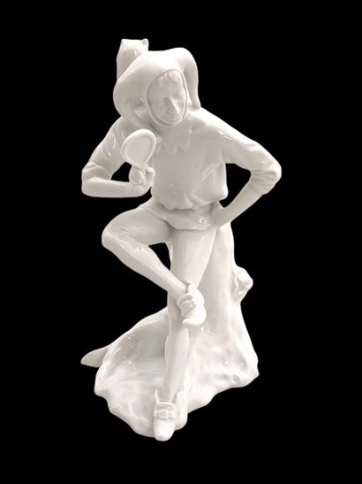 FURSTENBERG - STATUETTE DE FOU Moderne en...