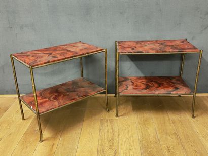PAIRE DE TABLES BOUT DE CANAPE dans l'esprit...