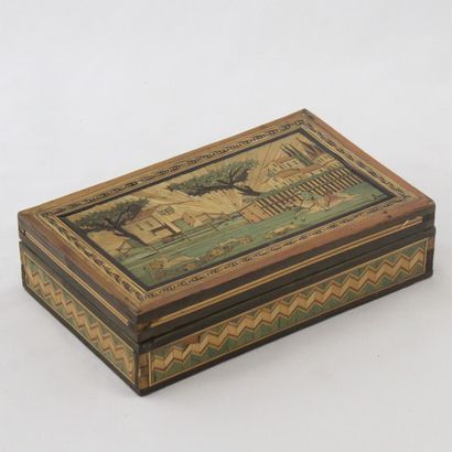 BEAU COFFRET A COUTURE d'Epoque Restauration...