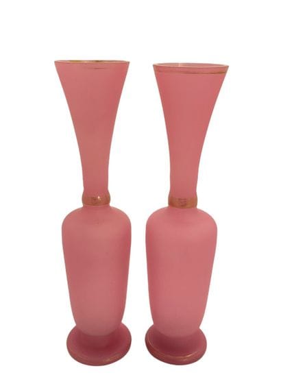 PAIRE DE VASES balustres de la Fin du XIXème...