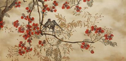 Van Ha TRAN (1911-1974)

Panneau de LAQUE...