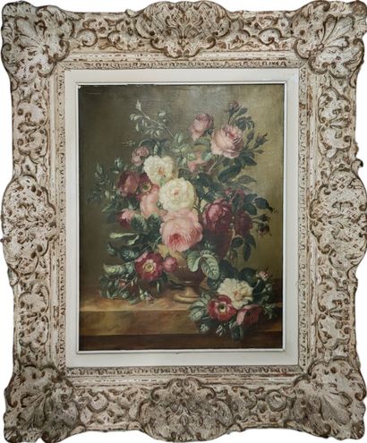 ECOLE MODERNE dans le Style Hollandais 

Bouquet

HUILE...