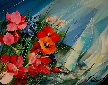 Raymond POULET (Né en 1934)

Fleurs des Iles

HUILE...