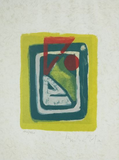 Bram VAN VELDE (1895-1961)

Sans Titre

LITHOGRAPHIE...