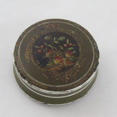 BOITE RONDE du Début du XIXème Siècle en...