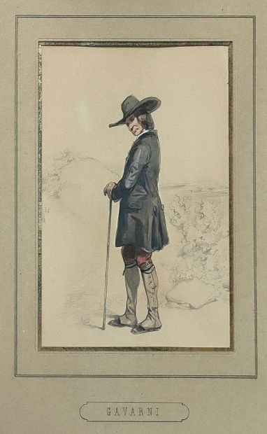 Paul Sulpice GAVARNI (1804-1866)

Paysan...