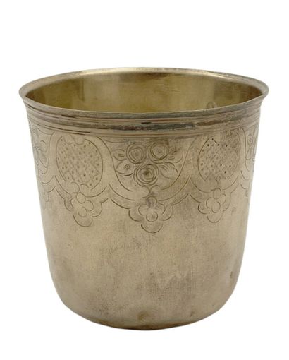 TIMBALE CURON d'Epoque Louis XVI en argent...