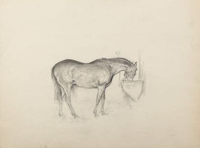 Horse at the manger

Charcoal

Dry stamp...