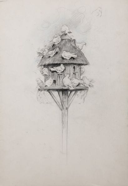 Dovecote

Charcoal and pastel

A stamp of...