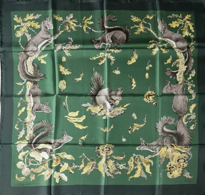 HERMES Paris

Square in silk twill printed...